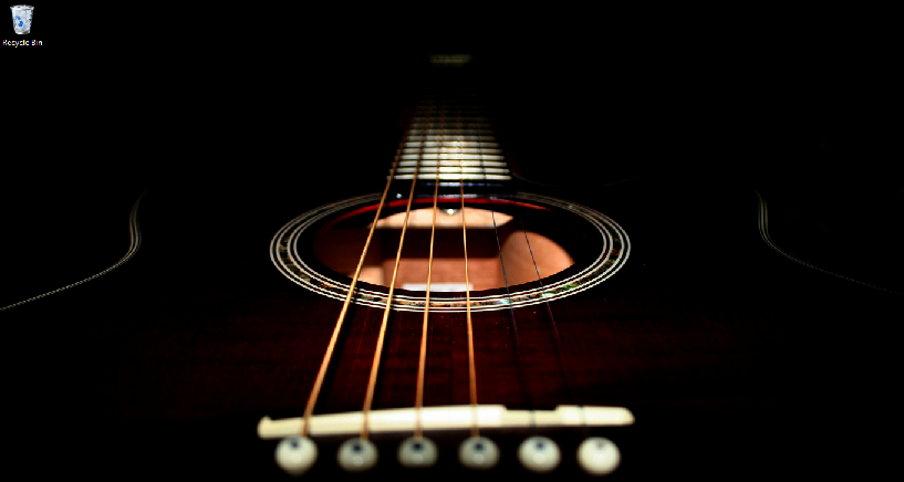 Classic Guitar Windows 8 Theme