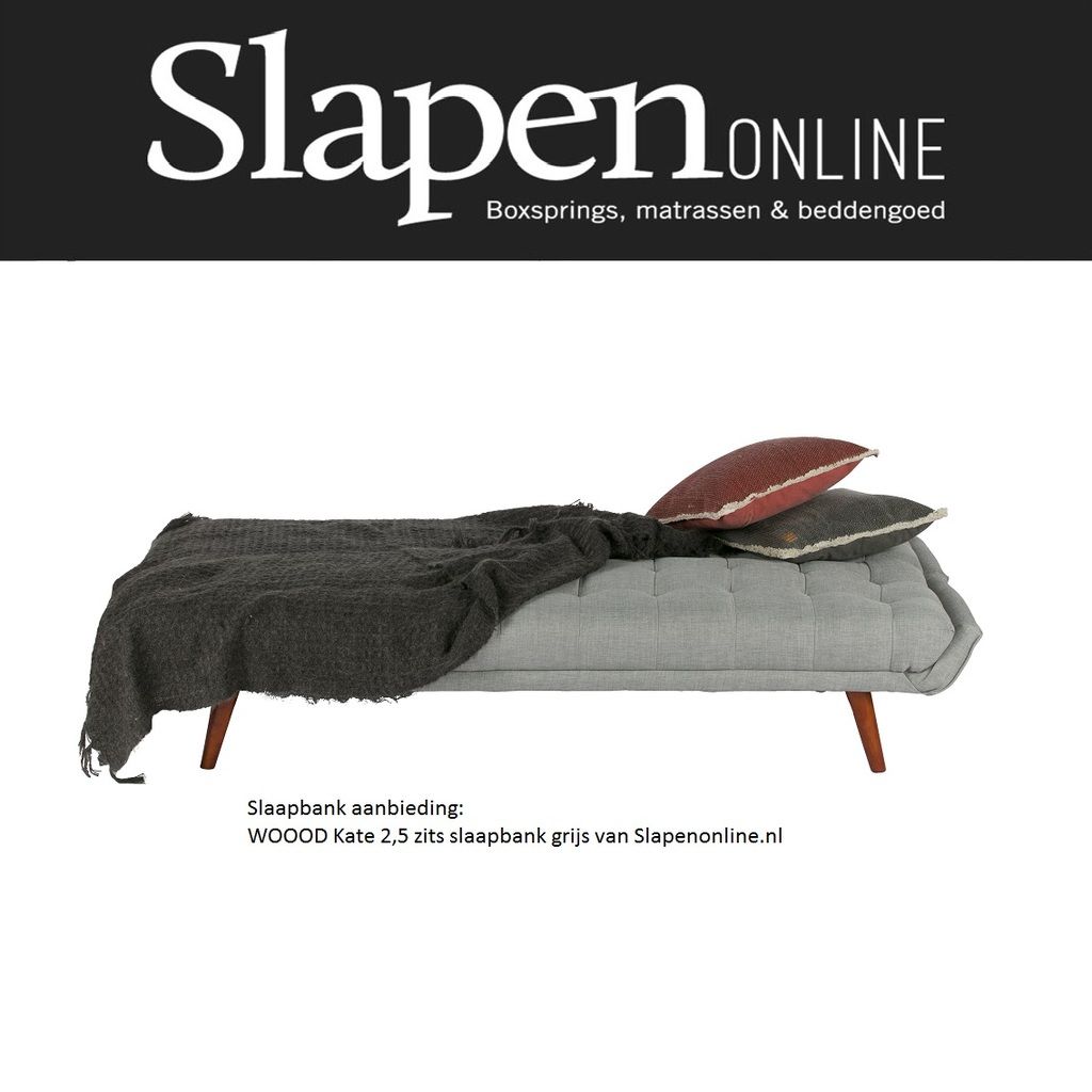 Slaapbank aanbieding van Slapenonline.nl