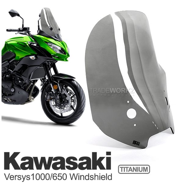 kawasaki versys 650 1000 2014 15 bike motorcycle black windshield front visor ebay kawasaki versys 650 1000 2014 15 bike motorcycle black windshield front visor ebay