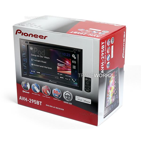 PIONEER AVH295BT 6.2" Double DIN Reverse Camera Car DVD Player Stereo