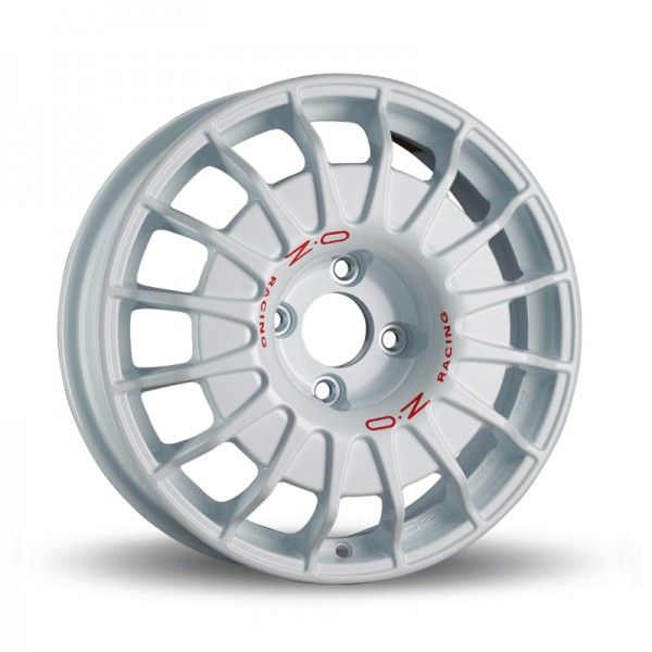 OZ Rally Neve White Lettering Red
