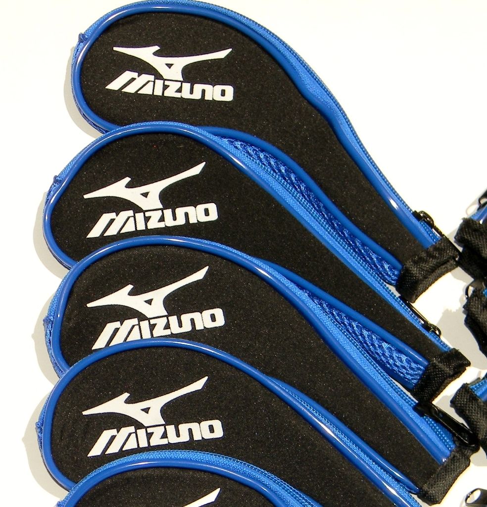 10 Zipper Blue Mizuno Golf Iron Covers Headcovers MP59 MP64 JPX825