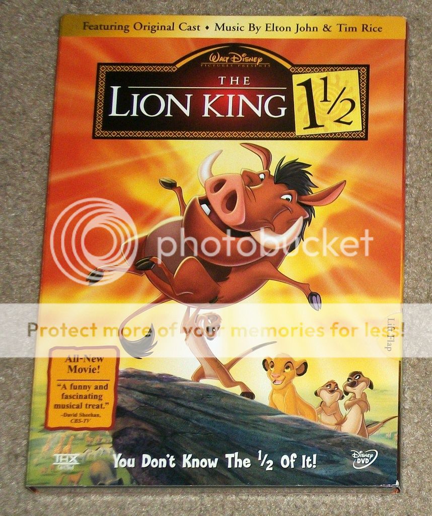 The Lion King 1 1/2 DVD 2-Disc Limited Edition New Genuine Buena Vista ...