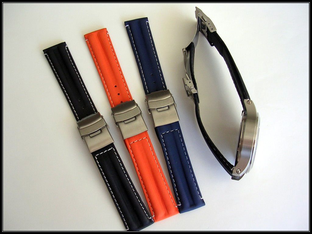 Cinturino Per Orologio In Silicone Traspirante Perforato 18mm - Foto 6