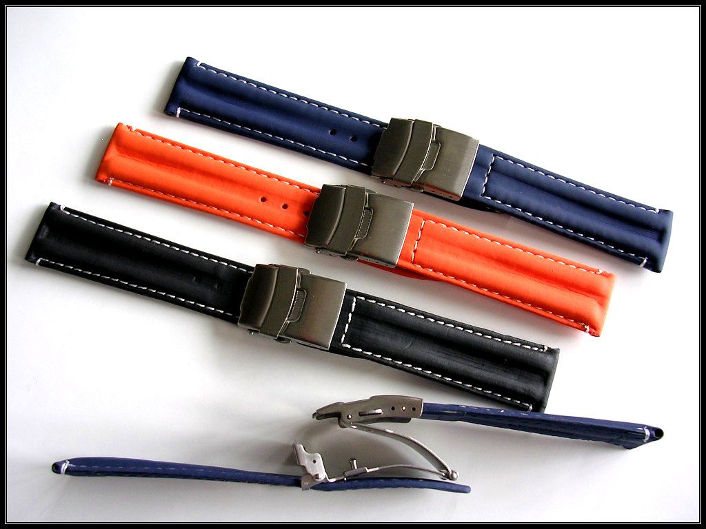 Cinturino Per Orologio In Silicone Traspirante Perforato 18mm - Foto 12