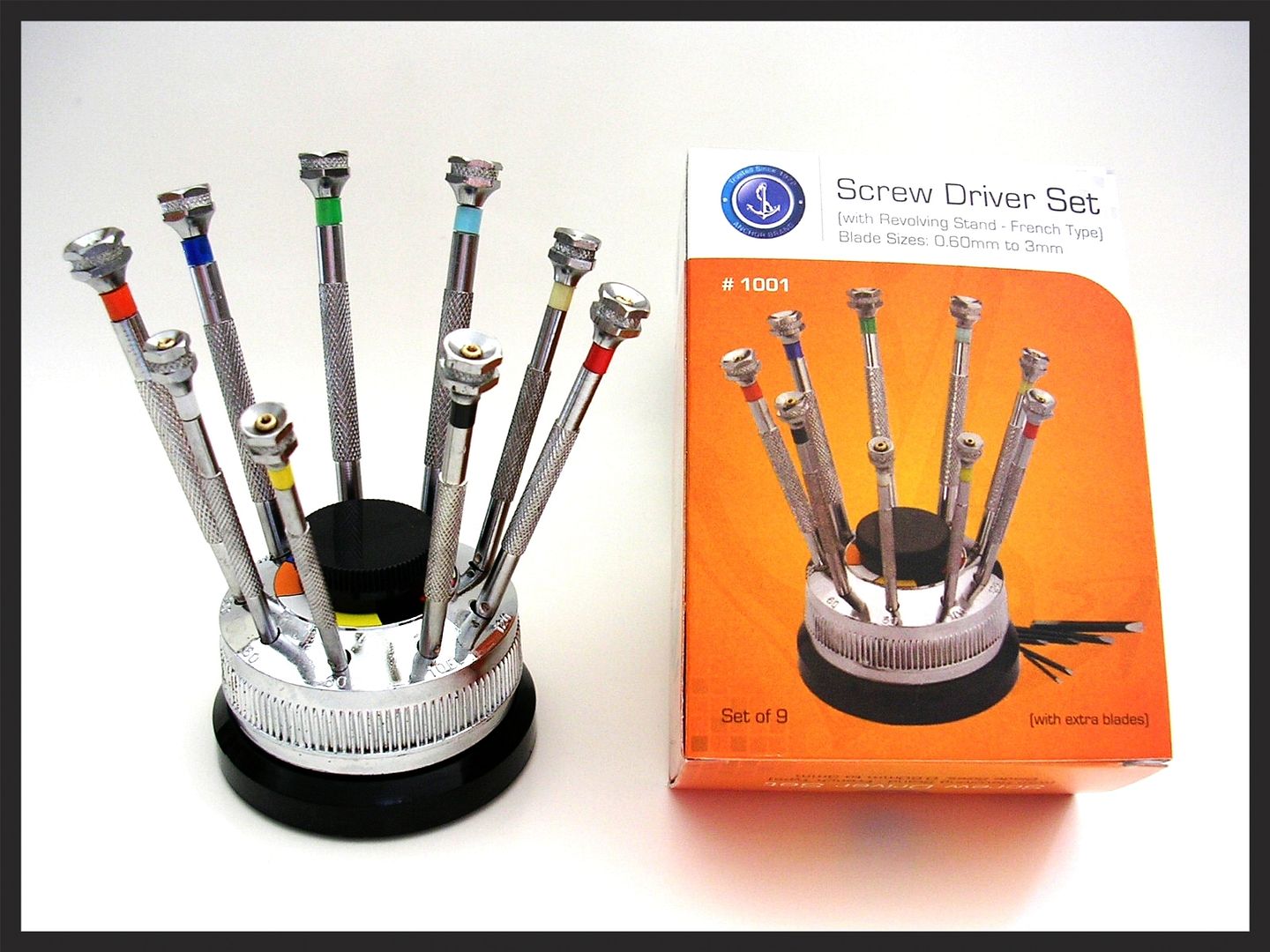 Attrezzi Riparazione Orologi Set Cacciaviti Professionali Per Orologi Iw Suisse 9 Pezzi Con Supporto Stile